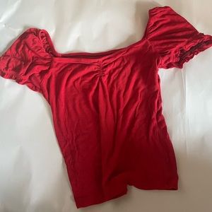 Topshop Red Top